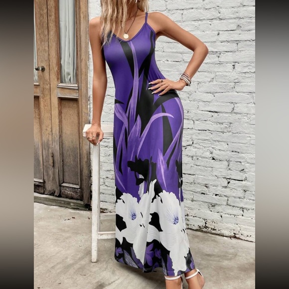 Boho floral print cami dress - Picture 4 of 5